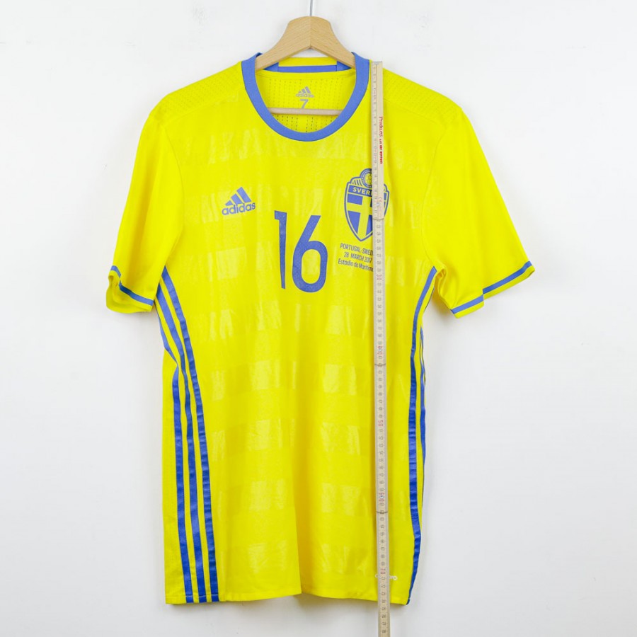 Maglia Home Svezia Adidas Krafth n16 Portogallo-Svezia 2017 by ADIDAS - Home (11)