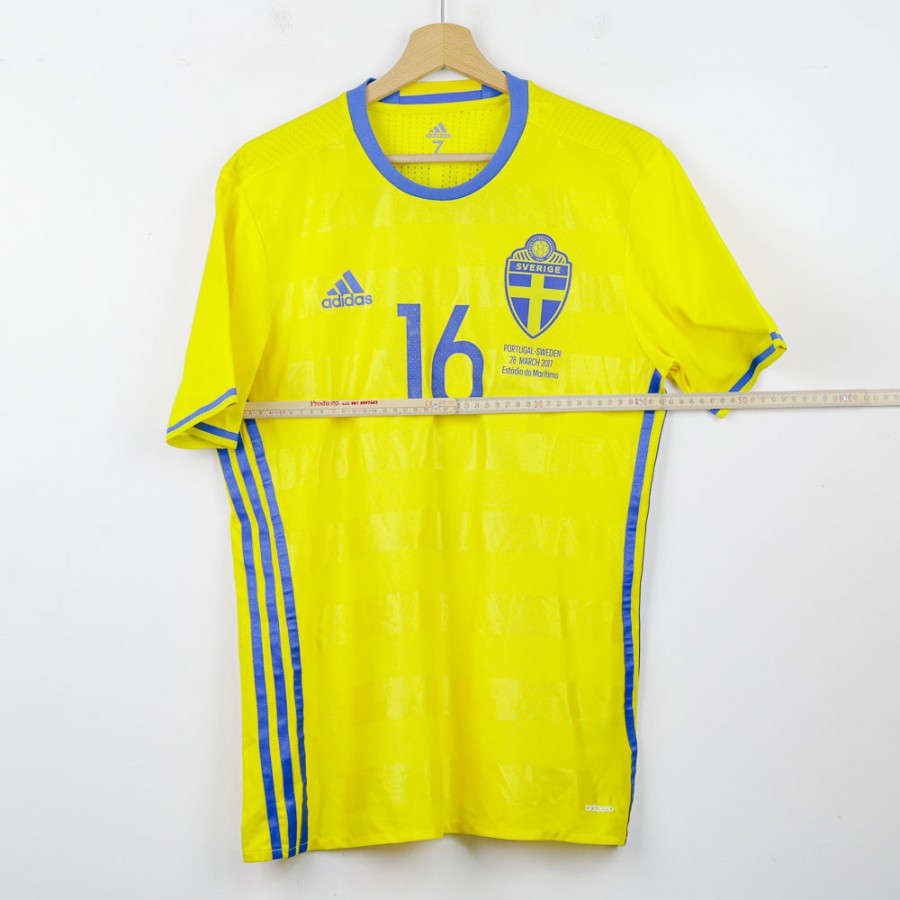 Maglia Home Svezia Adidas Krafth n16 Portogallo-Svezia 2017 by ADIDAS - Home (12)