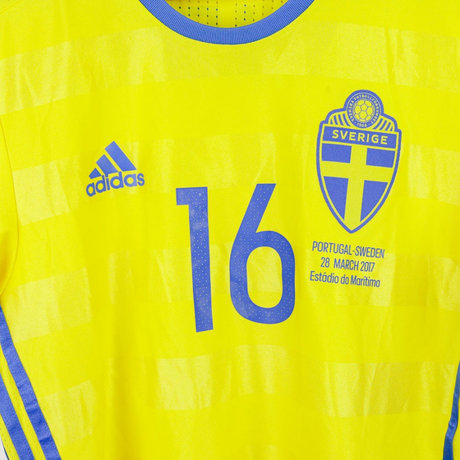 Maglia Home Svezia Adidas Krafth n16 Portogallo-Svezia 2017 by ADIDAS - Home (9)