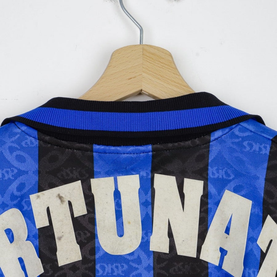 Maglia Home Atalanta Asics Fortunato 5 1995/1996 by ASICS - Home (3)