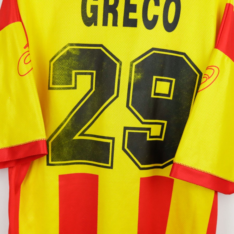 maglia home lecce Greco 29 1999/2000 by ASICS - Home (5)