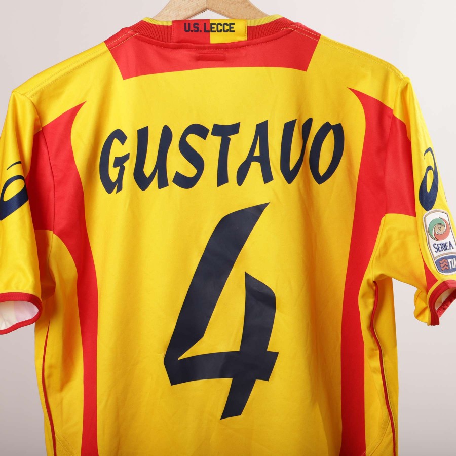 Maglia home Lecce Gustavo 4 2010/2011 by ASICS - Home (3)