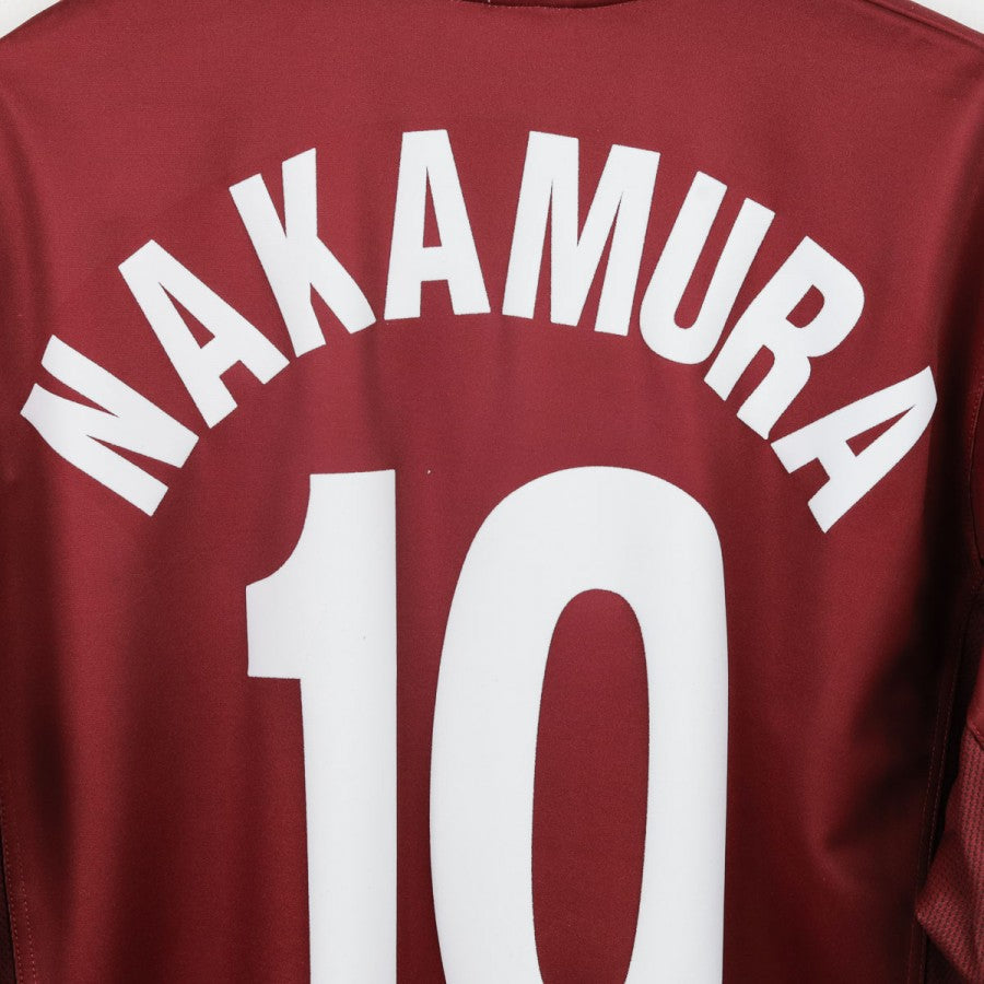 maglia home reggina asics NAKAMURA 10 2003/2004 by ASICS - Home (4)