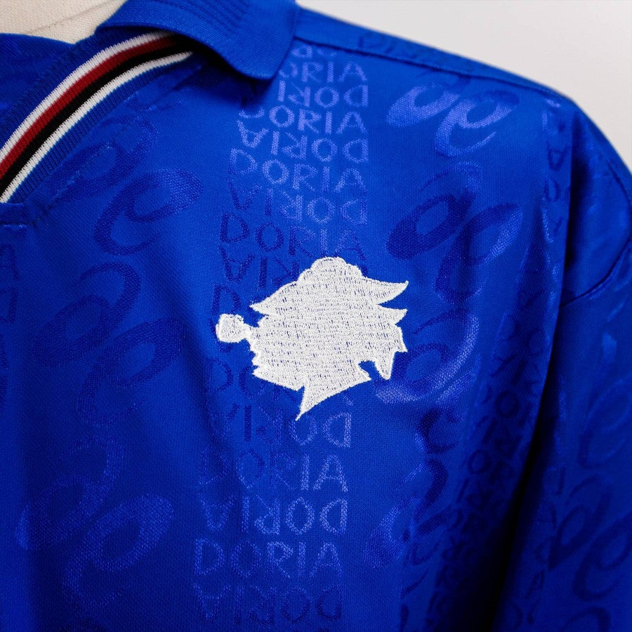 MAGLIA HOME SAMPDORIA ASICS 1996/1997 ML 4 FRANCESCHETTI by ASICS - Serie A (10)