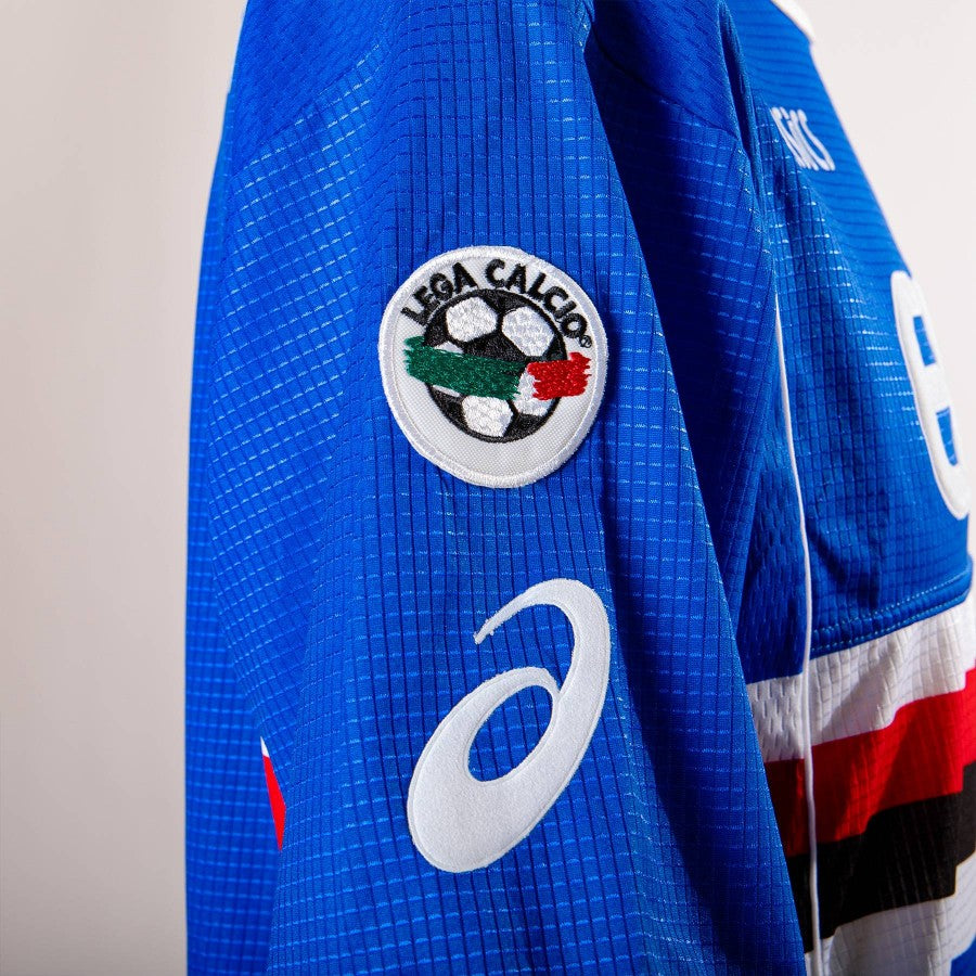 Maglia home Sampdoria Asics 2002/2003 Bazzani 9 by ASICS - Home (5)