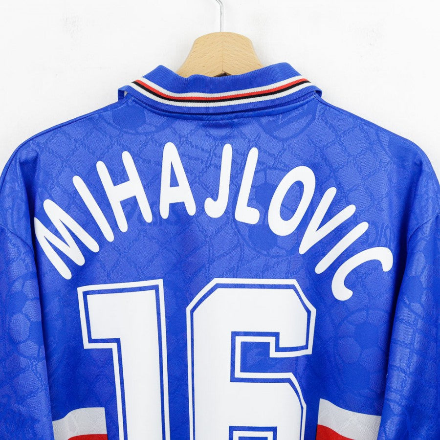 Maglia Home Sampdoria asics Mihajlovic 16 1995/1996 by ASICS - Home (4)