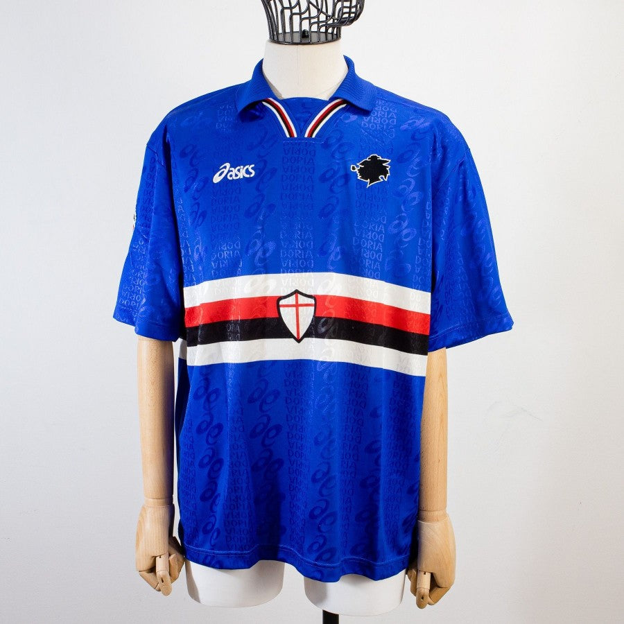 MAGLIA HOME SAMPDORIA ASICS SACCHETTI 6 1996/1997 by ASICS - Home (2)