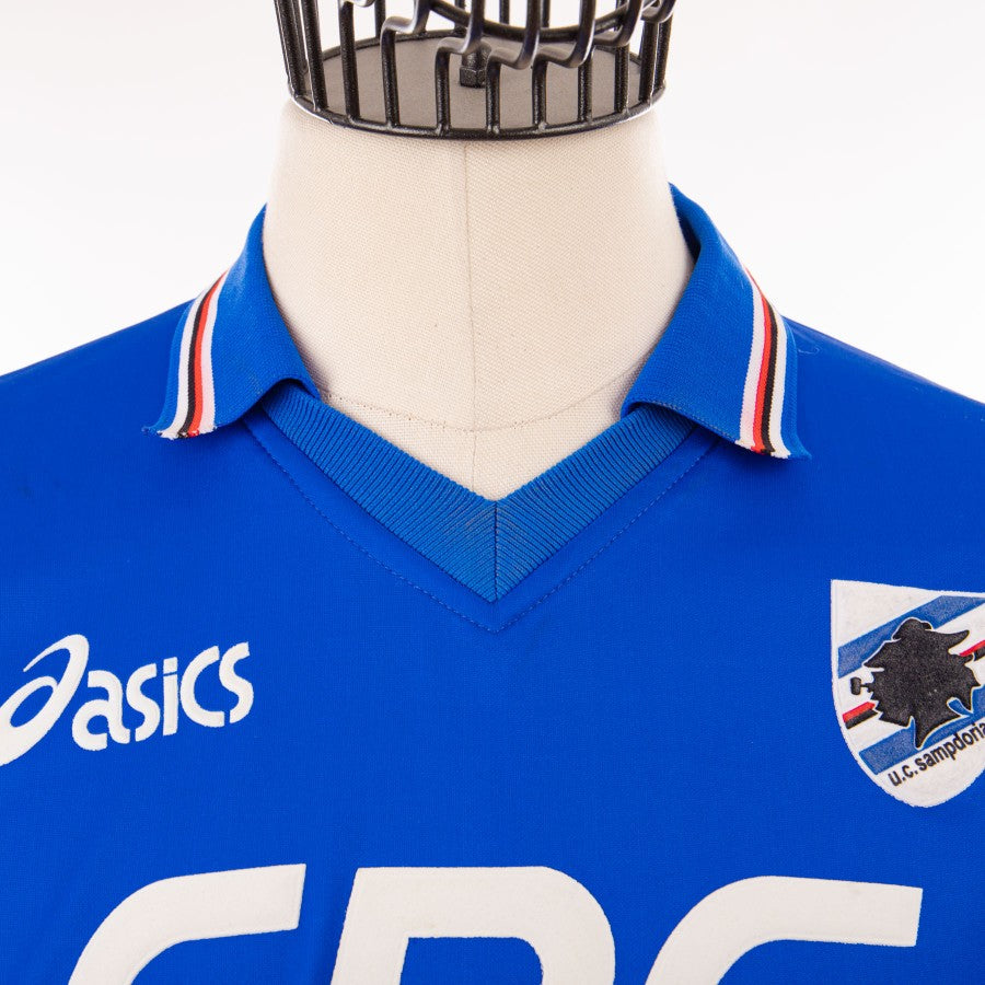 maglia home sampdoria yanagisawa 13 2003/2004 by ASICS - Home (5)