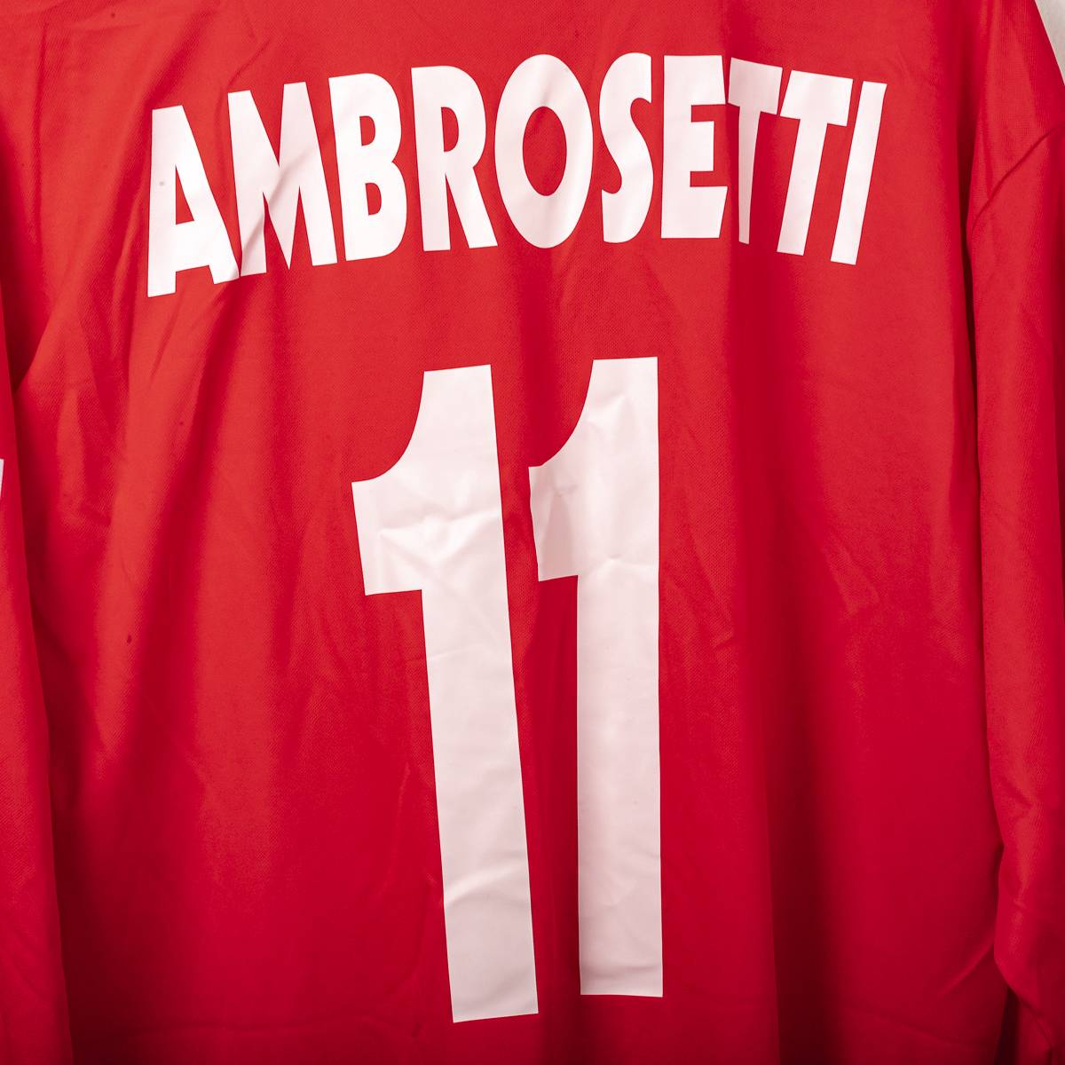 maglia home piacenza ambrosetti n11 2001/2002