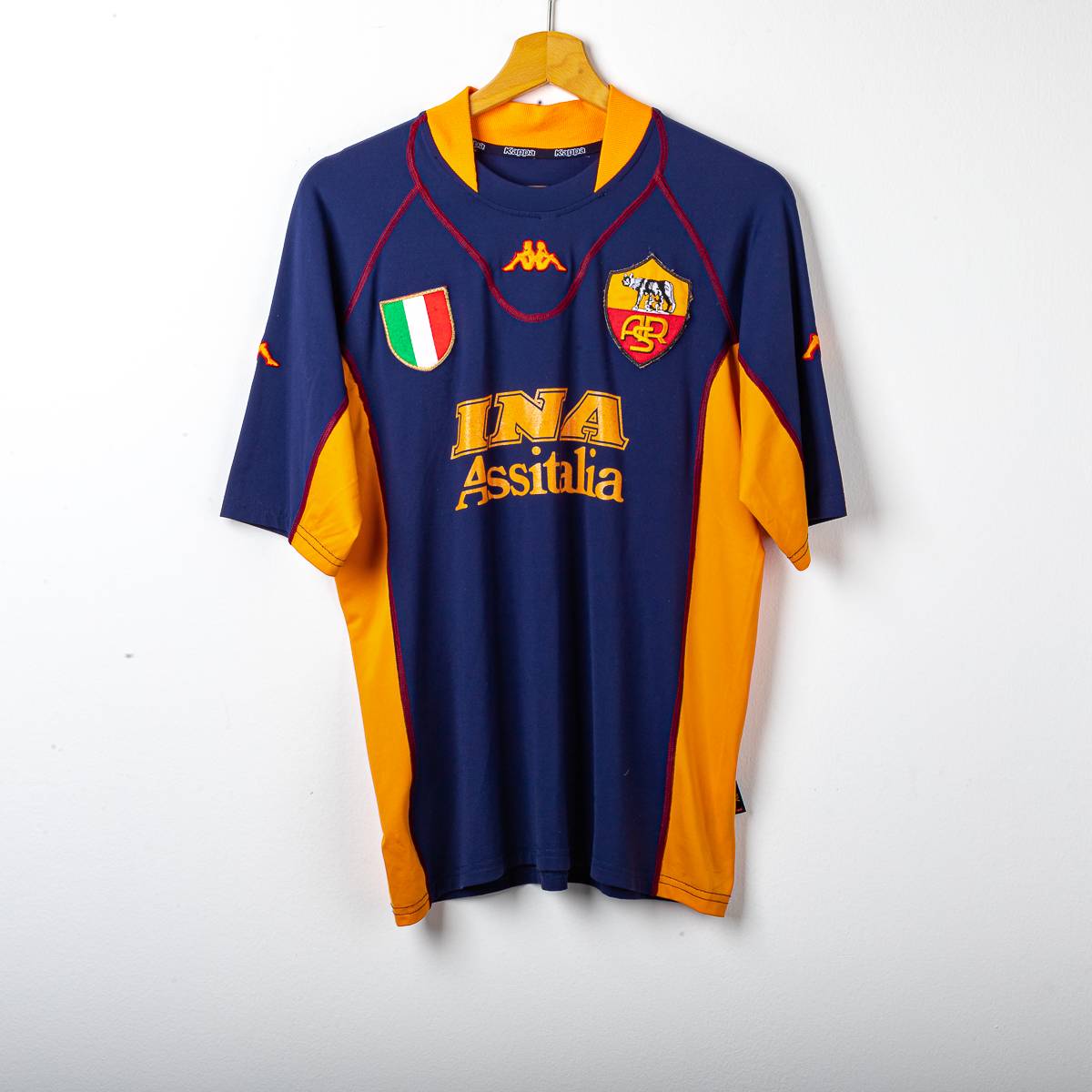 Roma Kappa Ina Assitalia Third Shirt 2001/2002