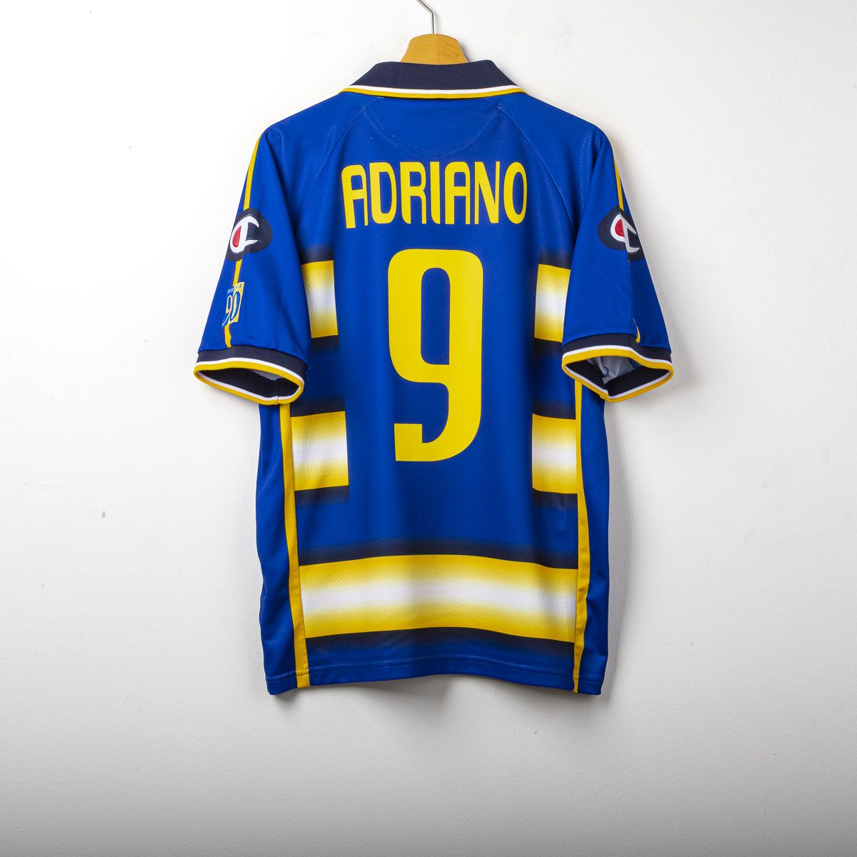 Maglia Home Parma Champion Adriano n9 2003/2004