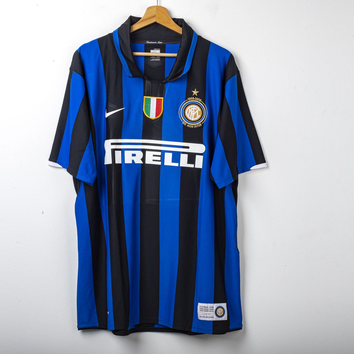Maglia Home Inter Nike Zanetti 4 2007/2008 79x52