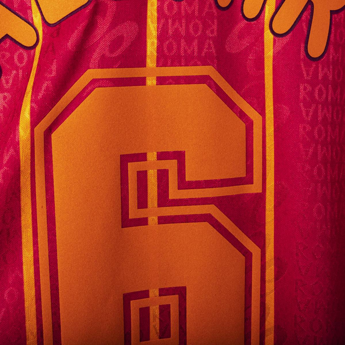 Maglia Home Roma Asics Aldair n6 1996/1997