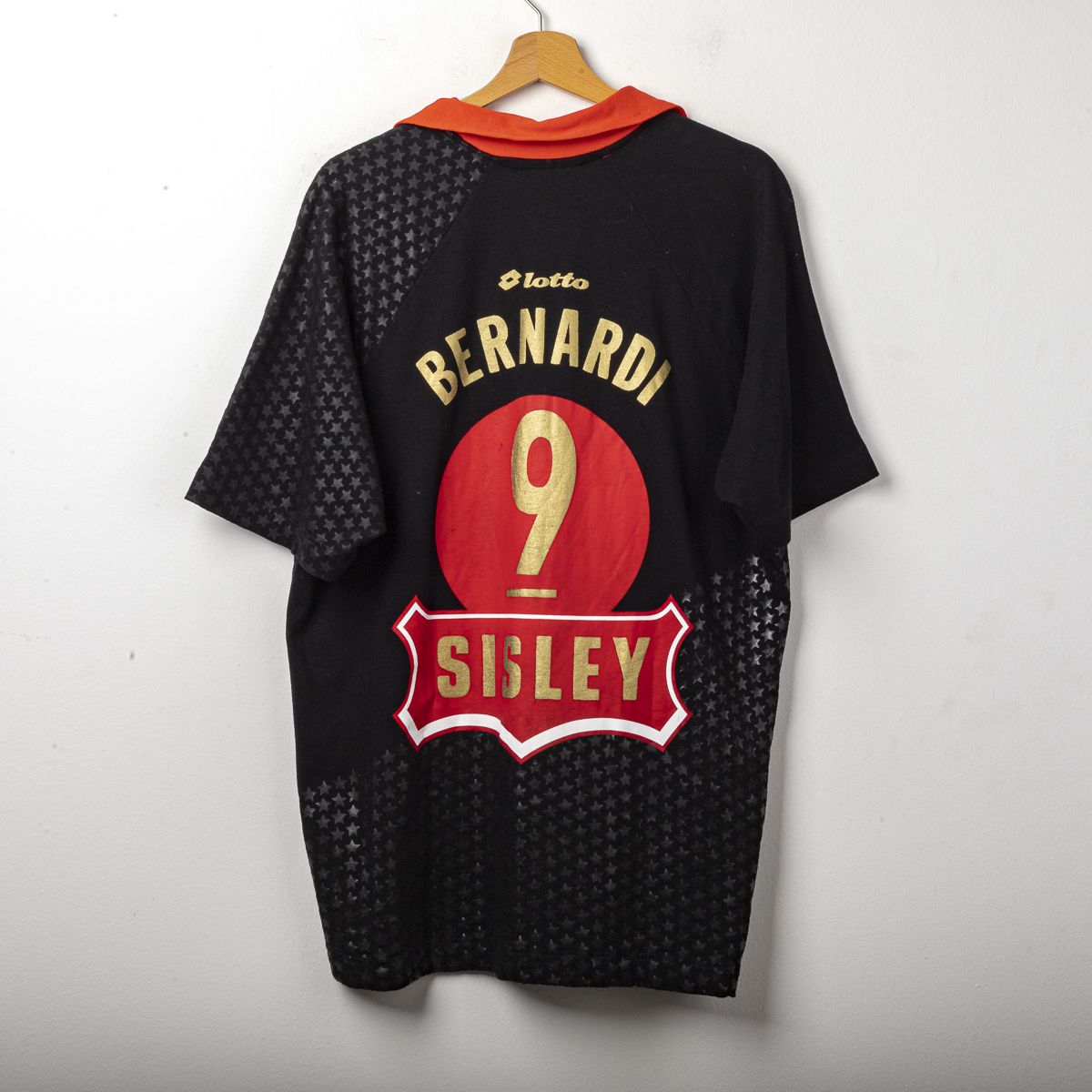 Maglia Sisley Treviso Volley Lotto Bernardi n9 1991/1992 74X57