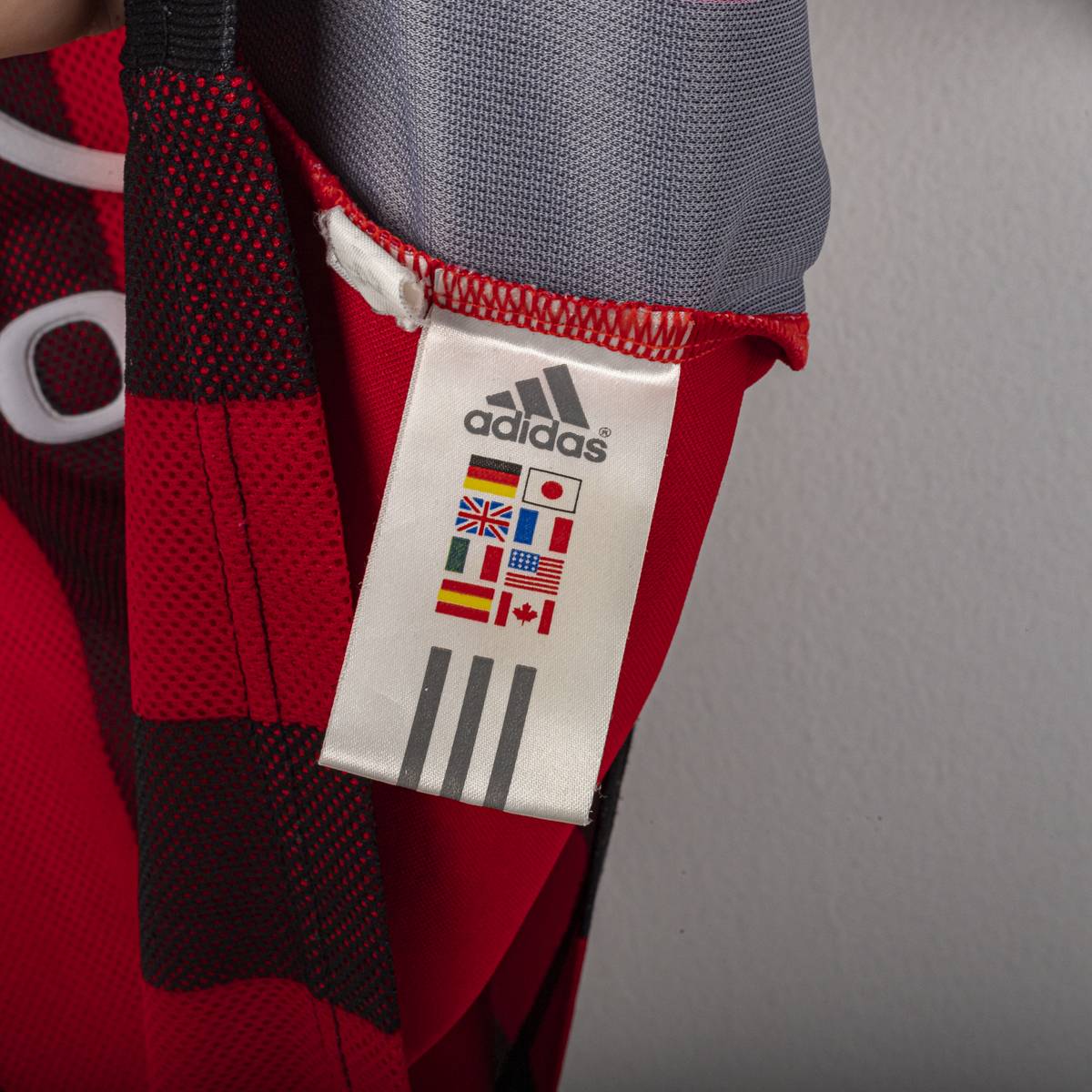 maglia home ac milan Adidas Maldini n3 2002/2003