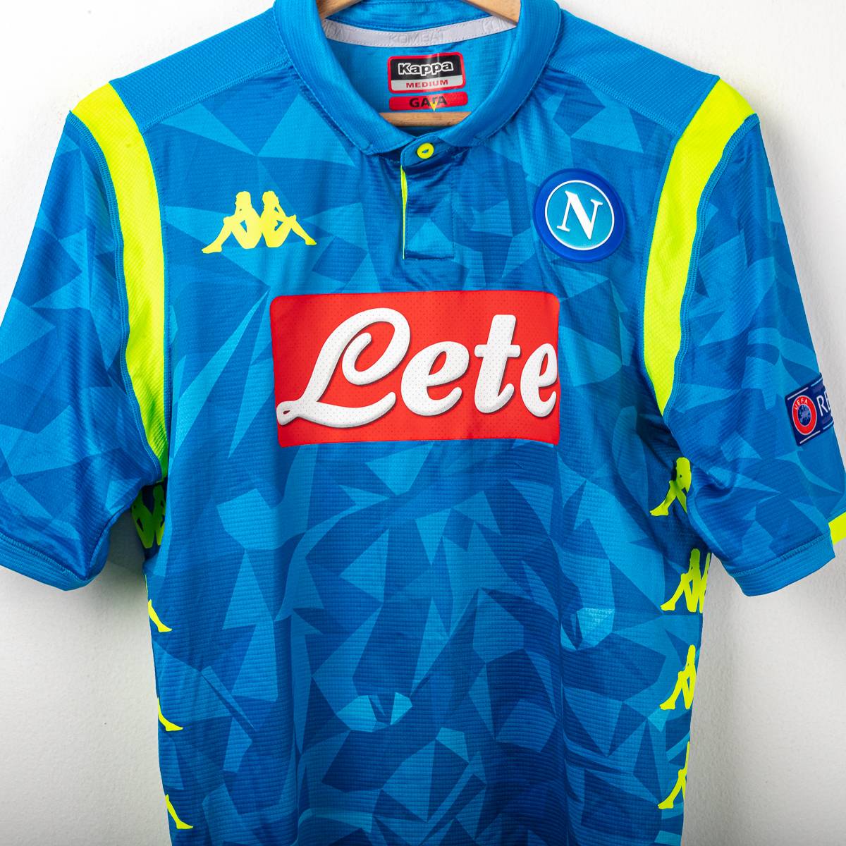 Maglia home uefa Ssc Napoli Kappa Hamsik 17 2018/2019