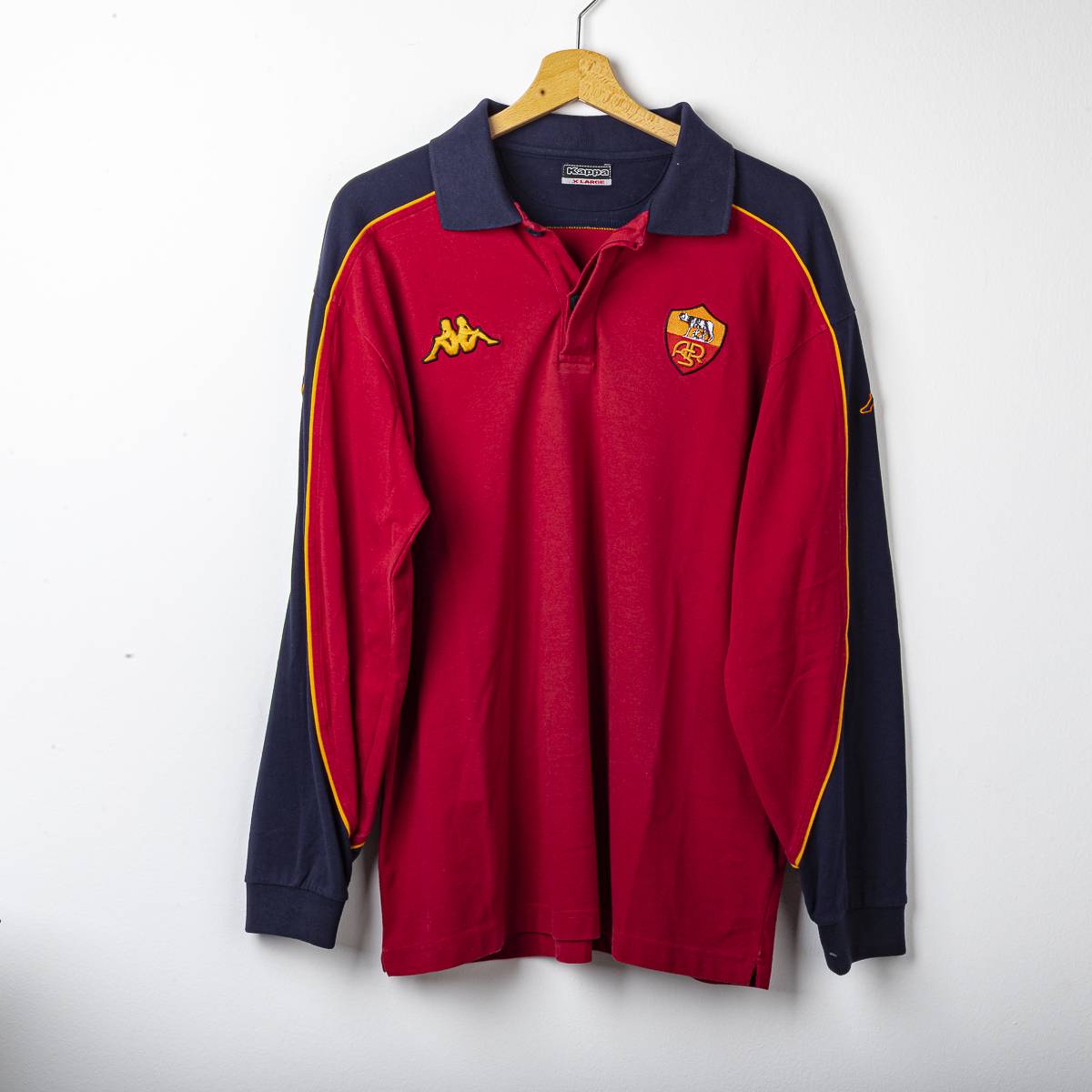 Roma Kappa long-sleeved polo shirt 2000/2001
