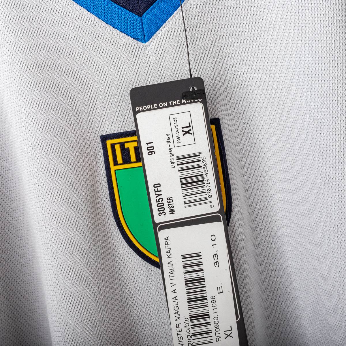 T-shirt allenamento Italia Kappa 2002