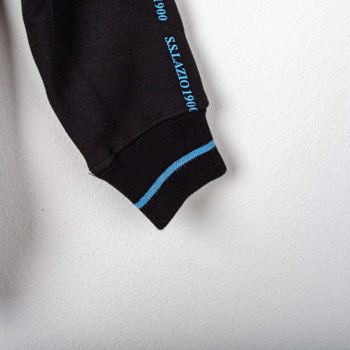 Felpa Lazio Macron Bambino Full Zip Nera 2020/2021