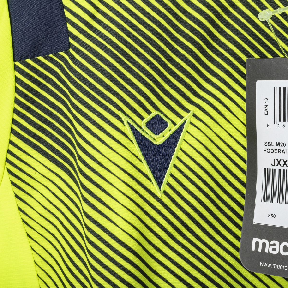 giacca allenamento bambino lazio gialla fluo 2020/2021