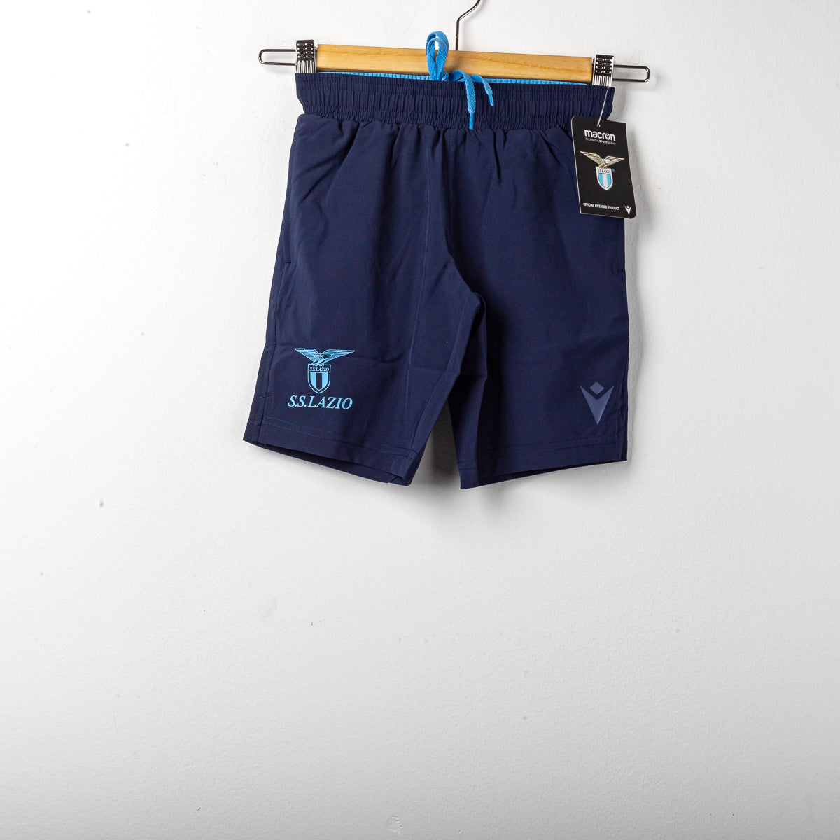 Pantaloncini Mare Lazio Macron Bambino Blu 2020/2021