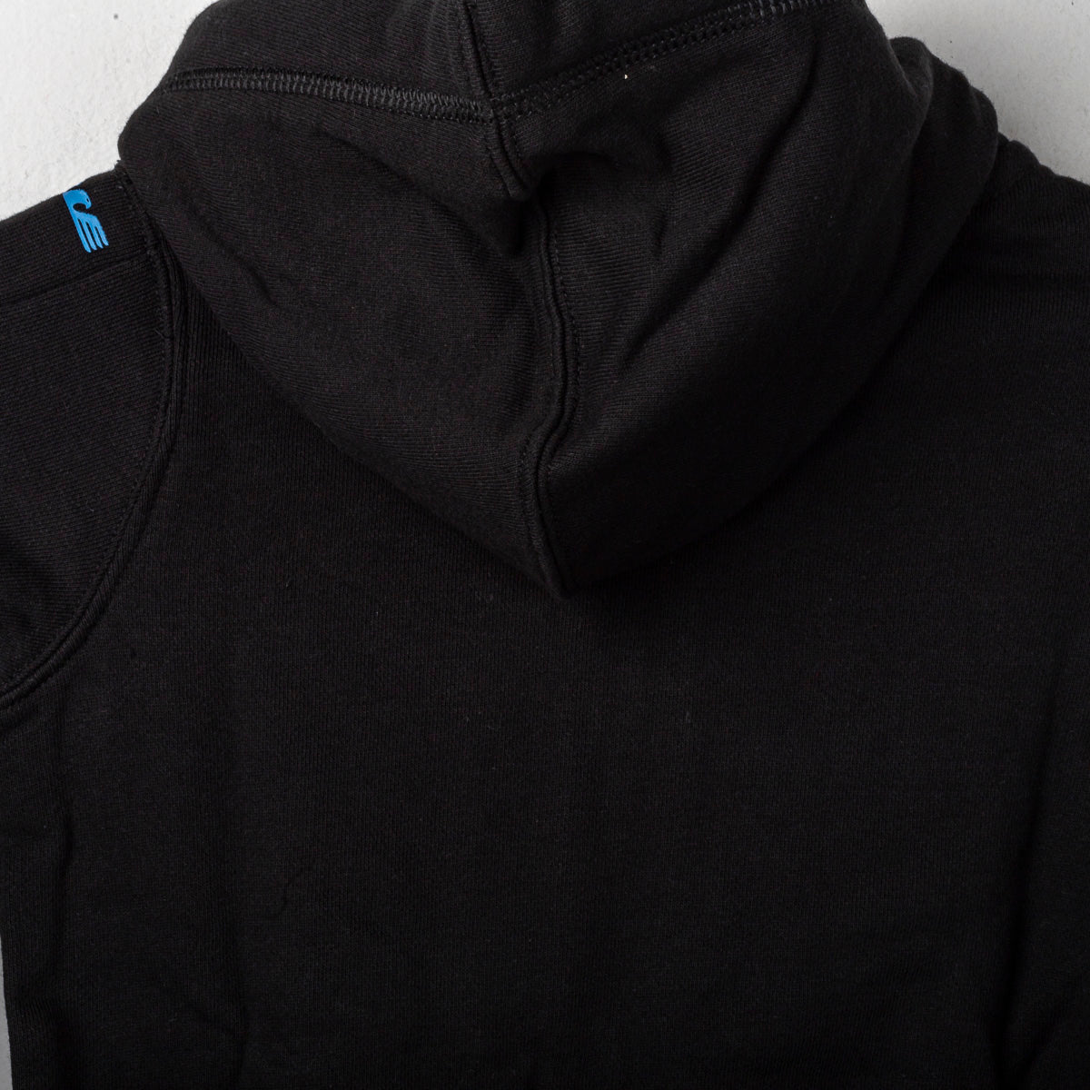 Felpa bambino Lazio nera full zip con cappuccio 2019/2020