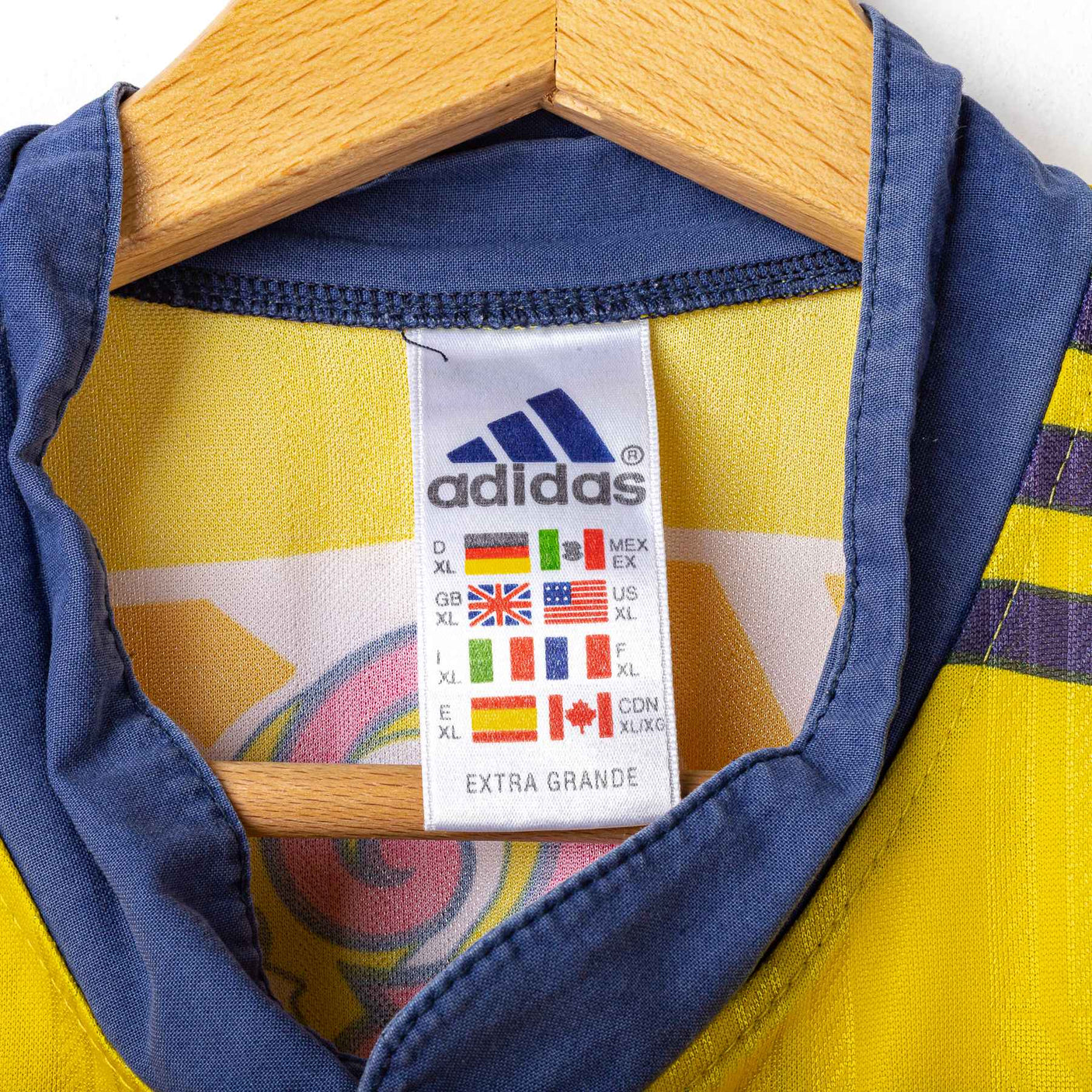 maglia home club america adidas xl 1998/1999