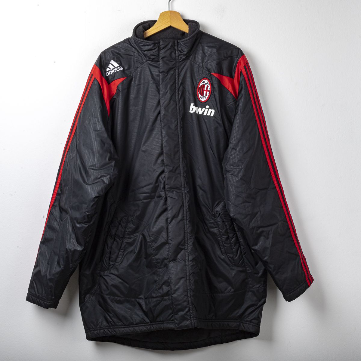 Giaccone lungo Milan Adidas Bwin 2006/2007 87X62