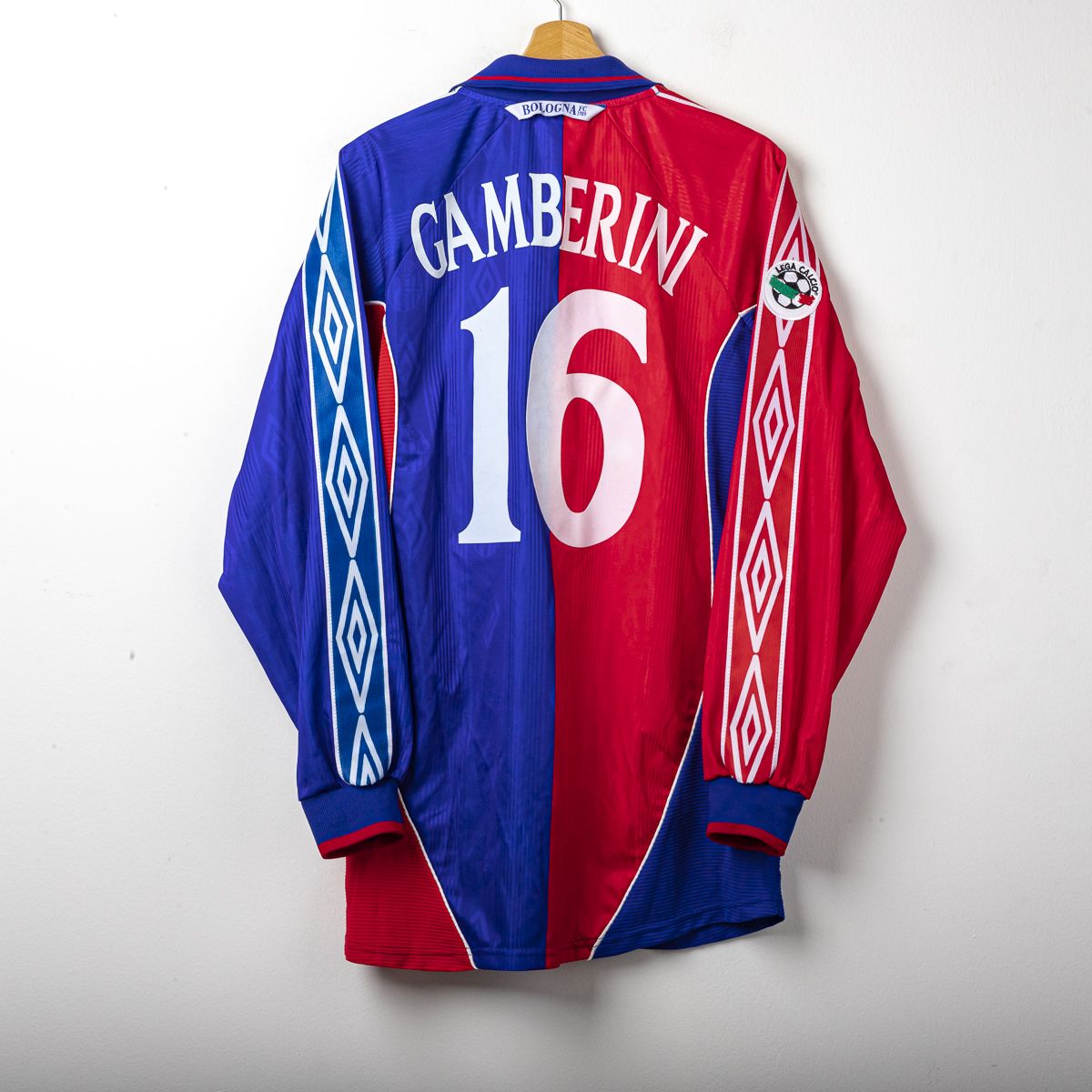 Maglia home Bologna Umbro Gamberini 16 2000/2001