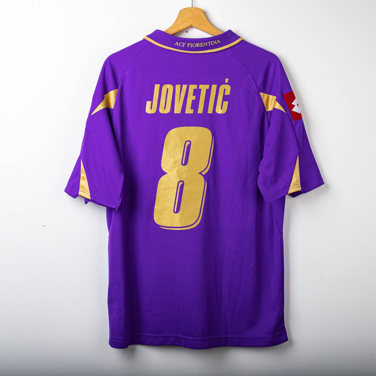Fiorentina Lotto Jovetić 8 2011/2012 Home Shirt