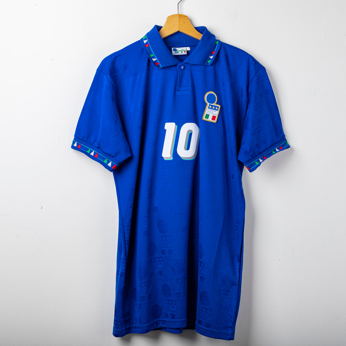 Maglia Home Italia Diadora Baggio 10 Mondiali USA 1994