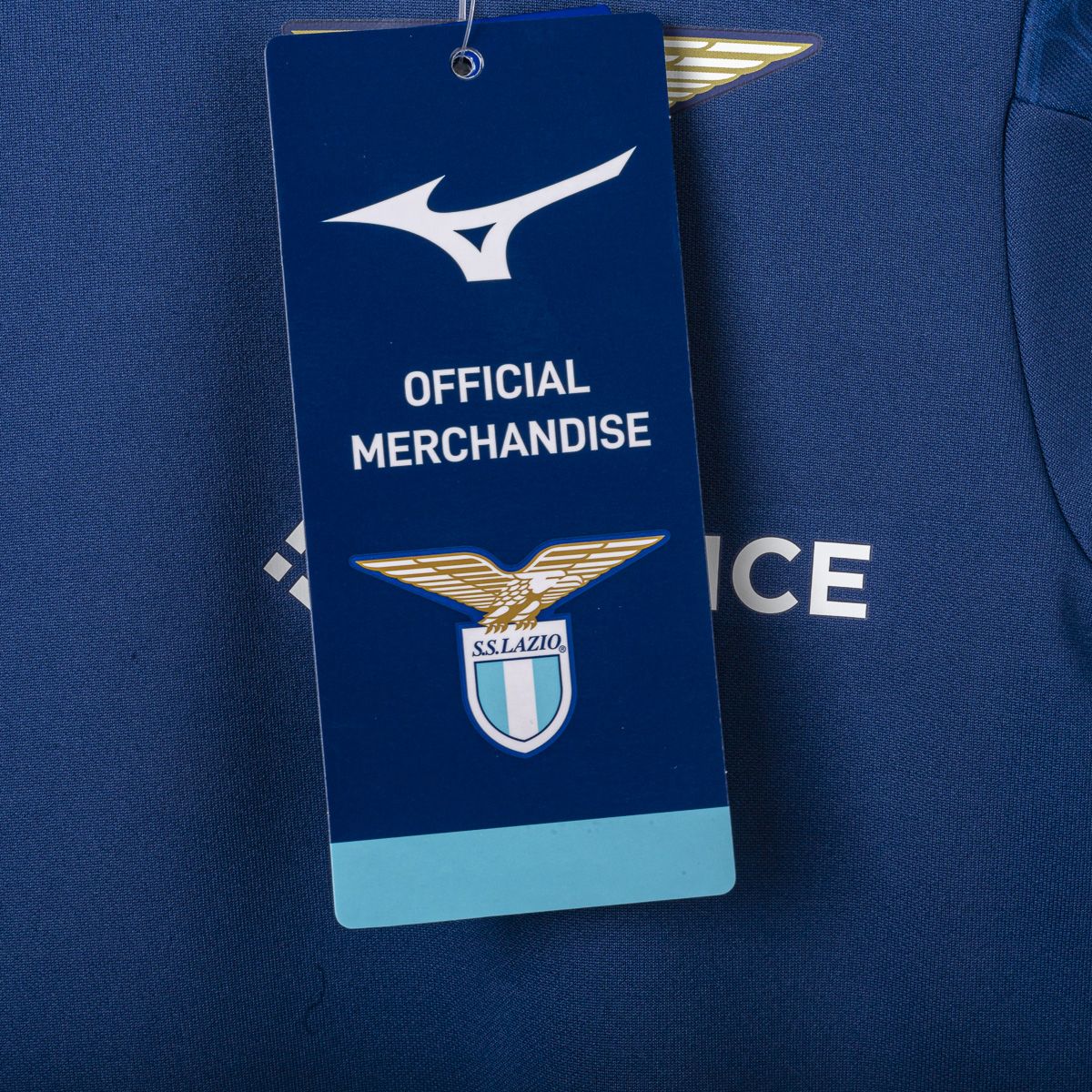 felpa lazio mizuno bambino blu 2022/2023