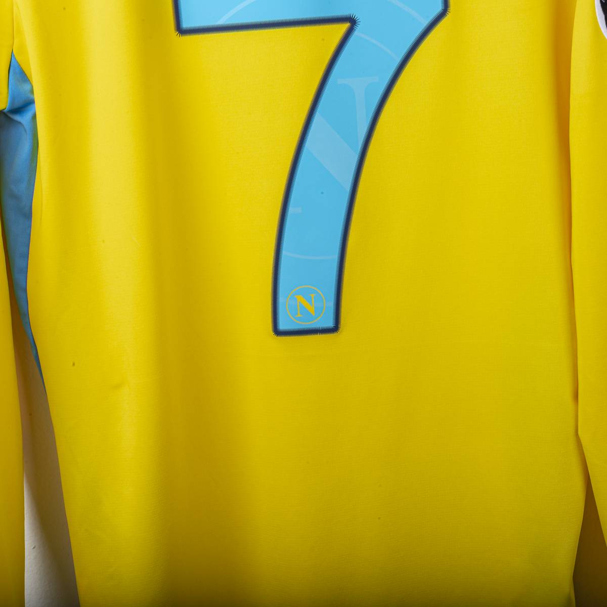 Maglia Third Napoli Macron Lete Cavani 7 UCL 2011/2012