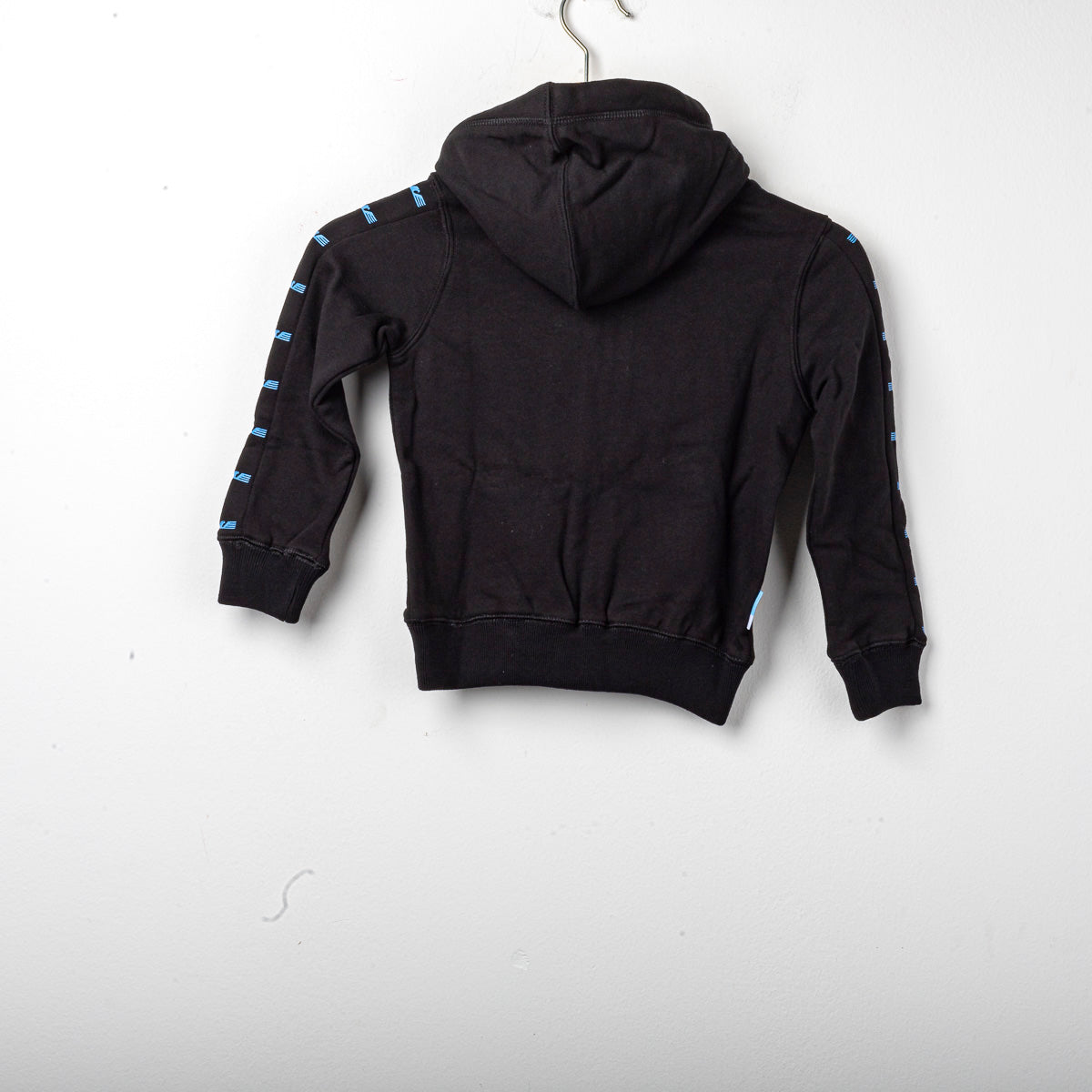 Felpa bambino Lazio nera full zip con cappuccio 2019/2020