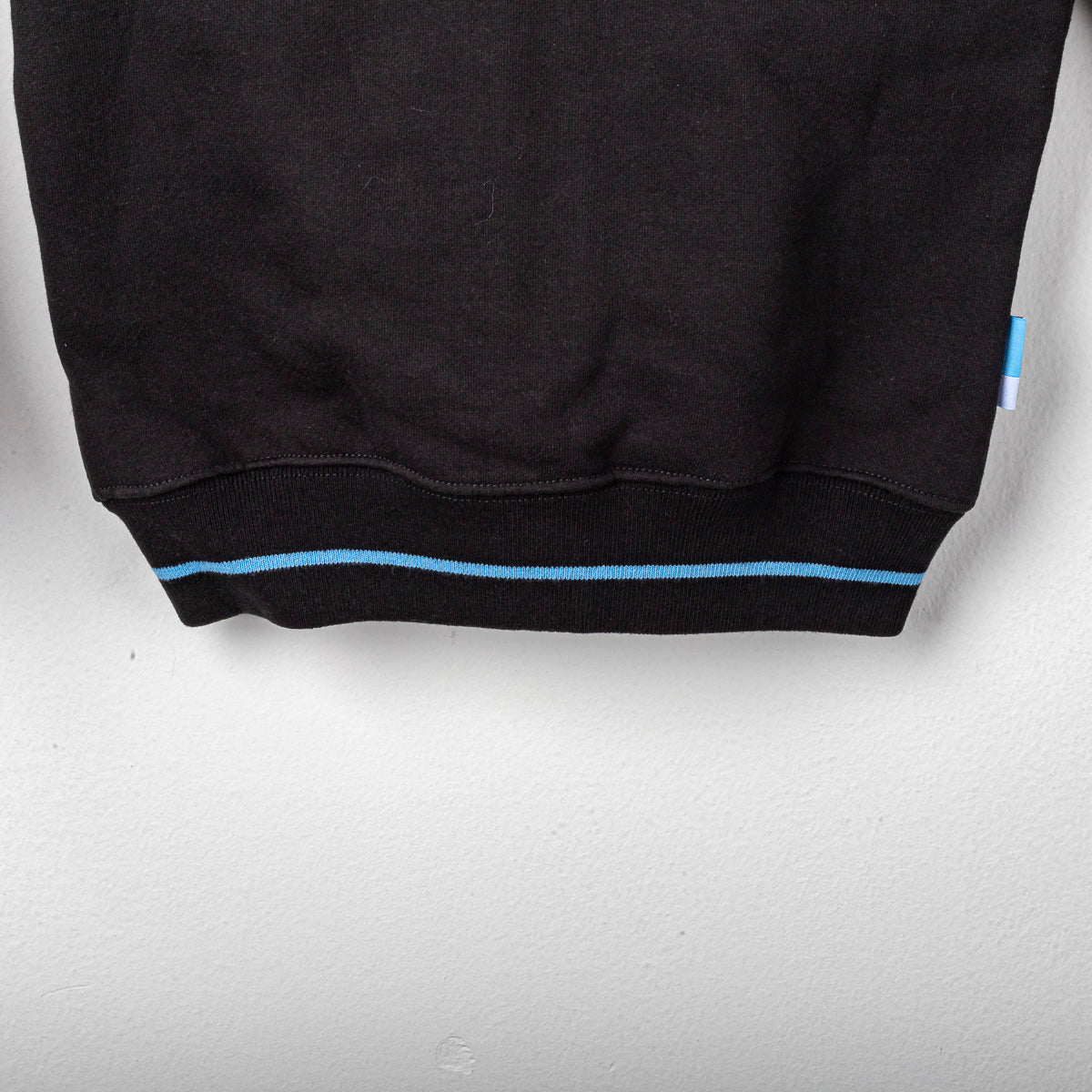 Felpa Lazio Macron Bambino Full Zip Nera 2020/2021
