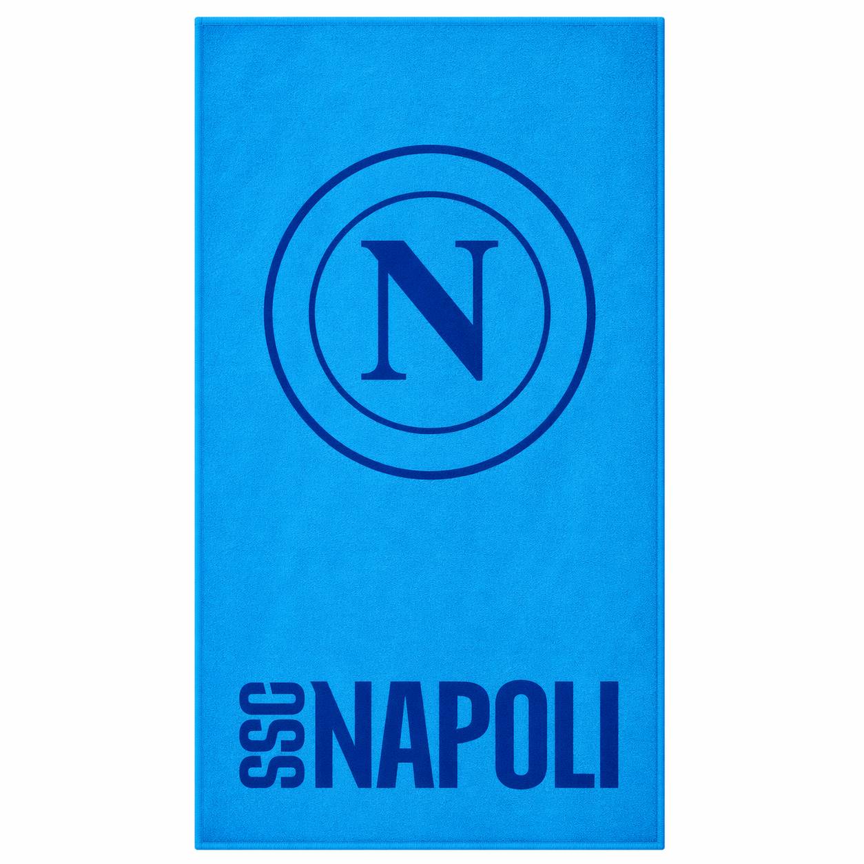 TELO MARE Azzurro SSC NAPOLI blu