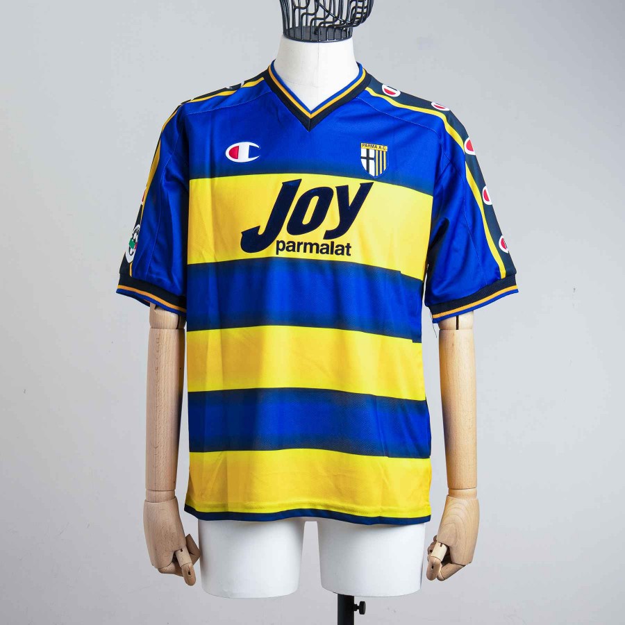 MAGLIA HOME PARMA 2001/2002 BENARRIVO 3 by CHAMPION - Home (2)