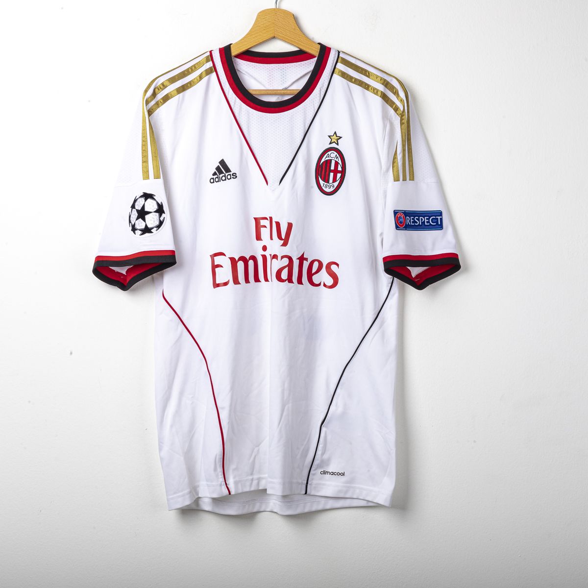 Maglia away Adidas milan kakà 22 2013/2014 69x51