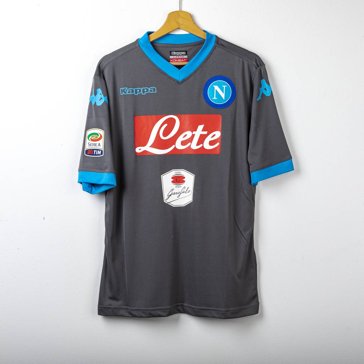 Maglia Away Napoli Kappa Lete Mertens 14 2015/2016