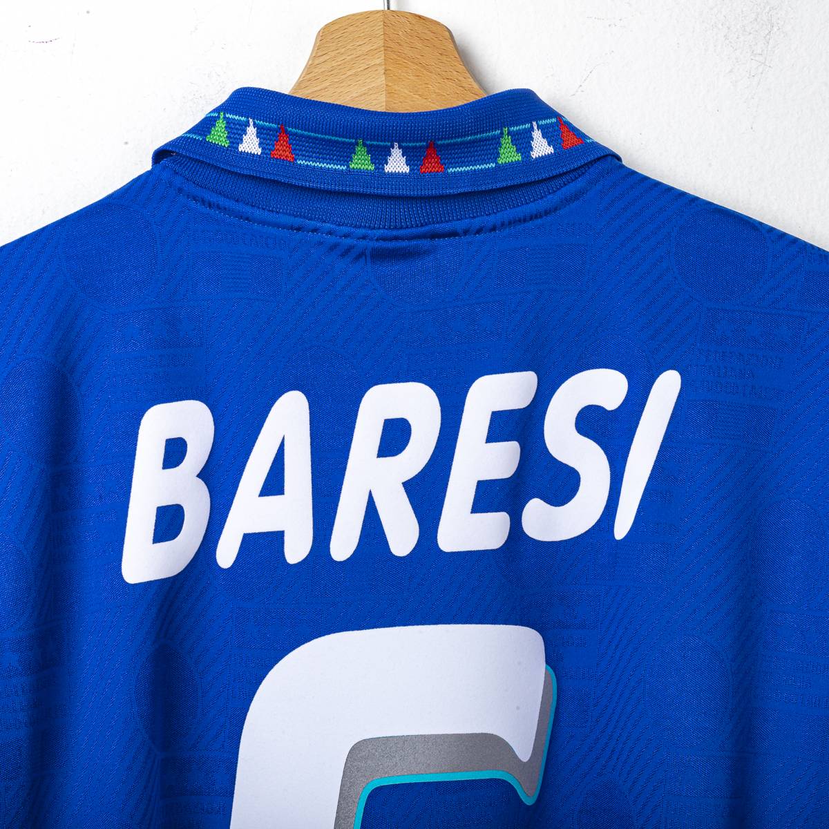 Maglia Home Italia Diadora Baresi 6 USA 1994