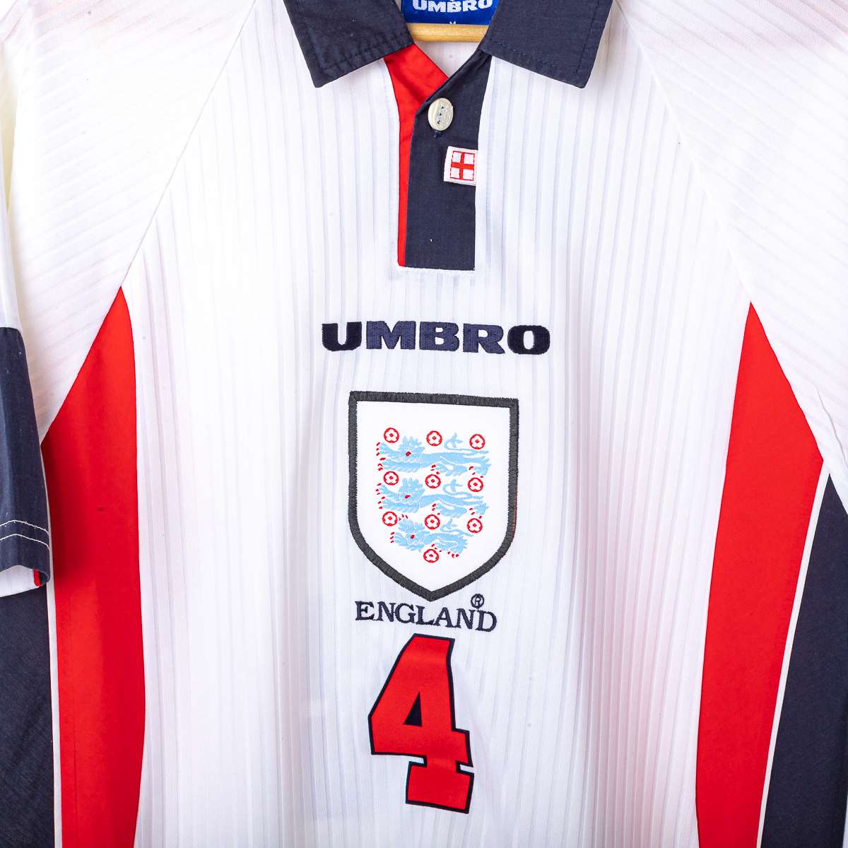 England Home Shirt Umbro Ince 4 1998