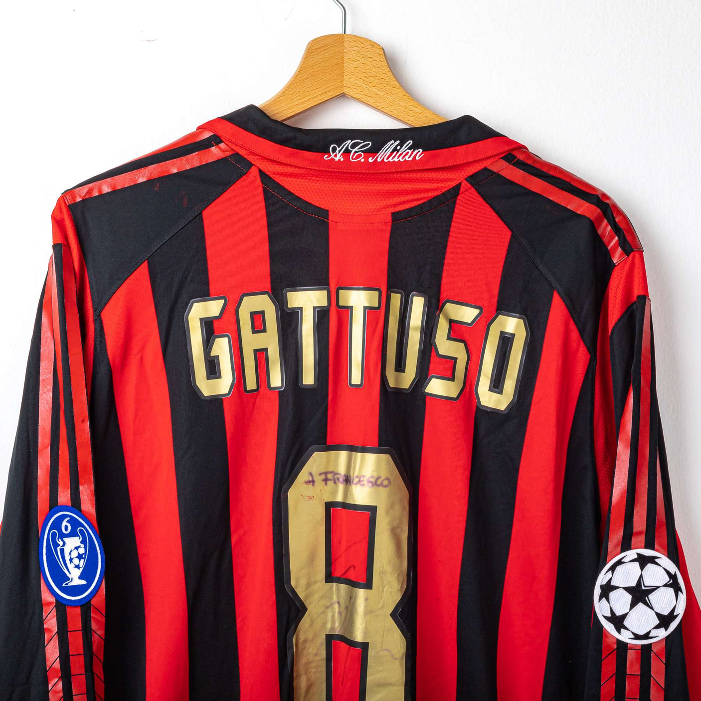 Maglia Home Adidas Milan Gattuso 8 2005/2006