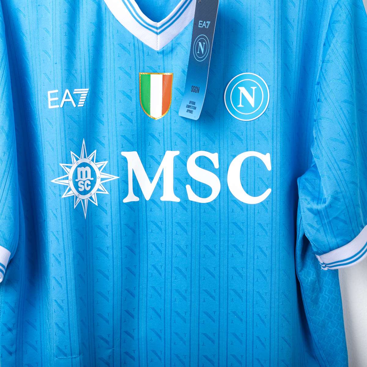 Maglia Home Napoli EA7 Mc Tominay 8 Autografata 2025/2026