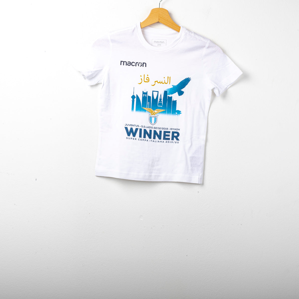 t-shirt bambino celebrativa supercoppa lazio 2019/2020