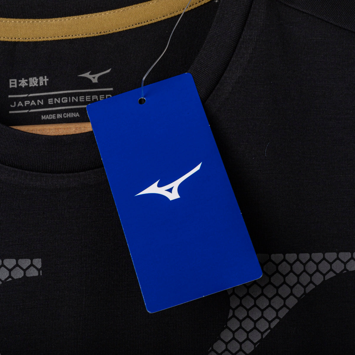 T-shirt SS Lazio Mizuno X Anniversary nera oro