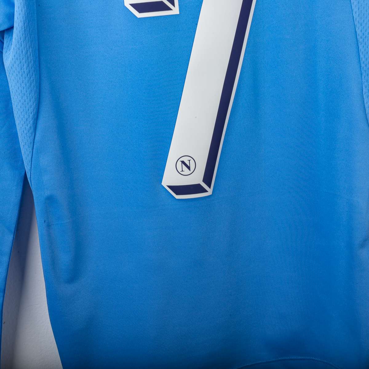 Napoli Macron Lete Cavani 7 2012/2013 Home Shirt