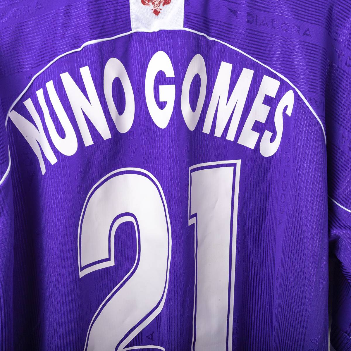 Maglia Home Fiorentina Diadora Nuno Gomes n21 2000/2001