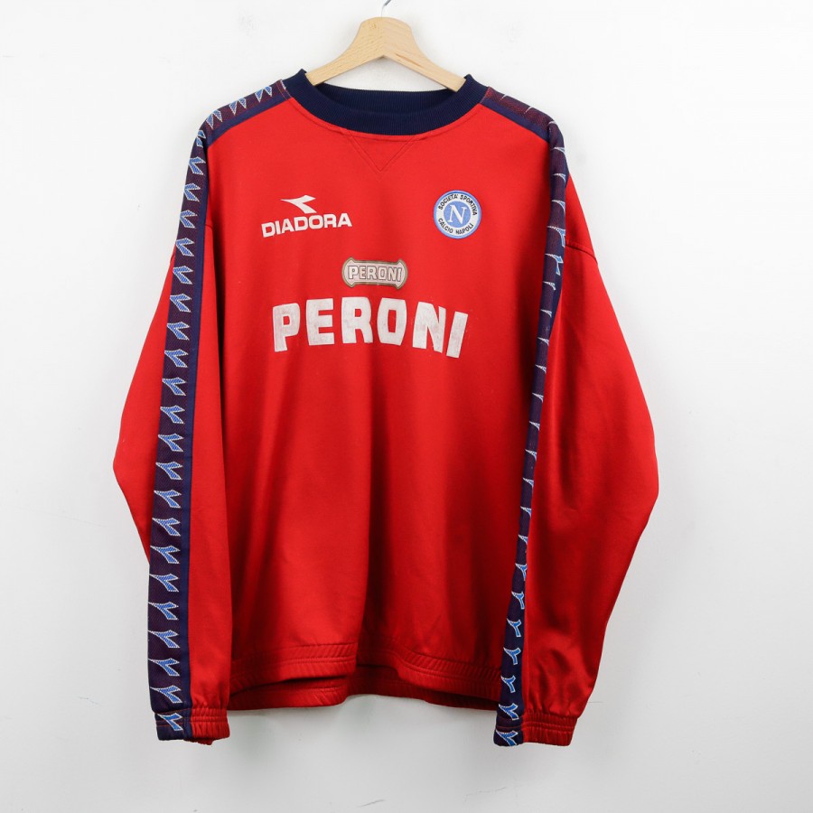 Felpa Allenamento Napoli Diadora Rossa 2000/2001 by DIADORA - Home