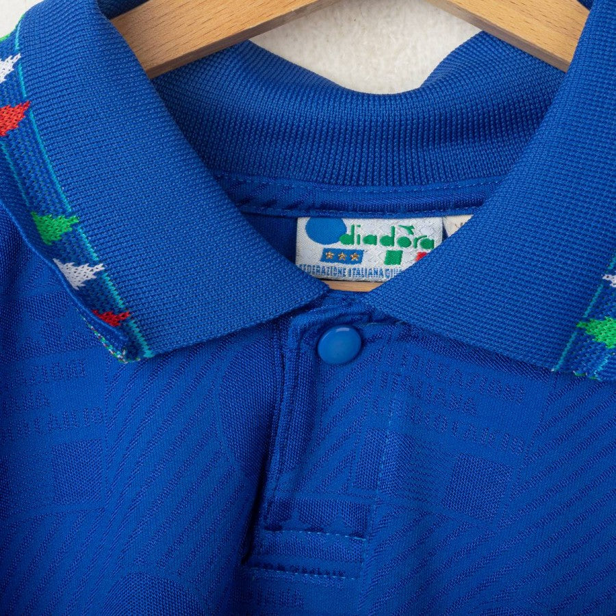 Maglia Home Italia Diadora Baggio 10 USA 1994 by DIADORA - Home (11)