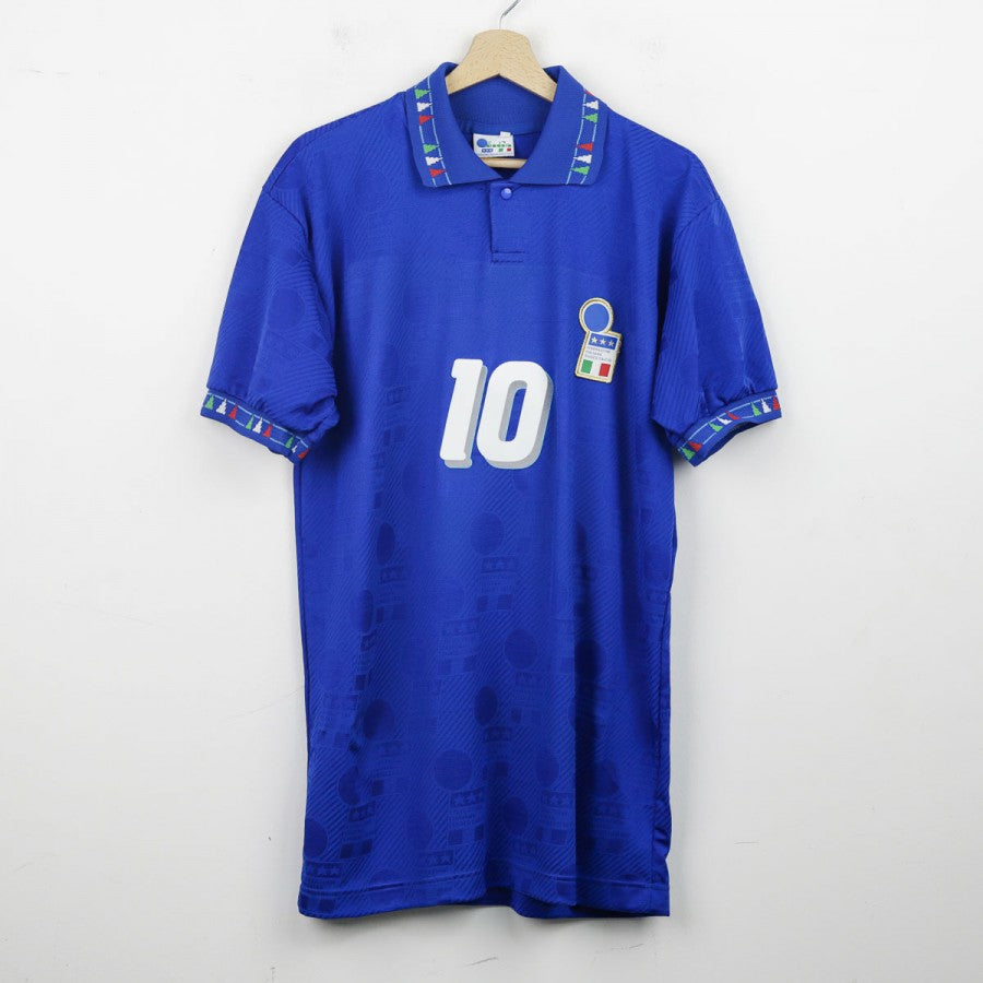 Maglia Home Italia Diadora Baggio N10 Usa 1994 by DIADORA - Home (2)